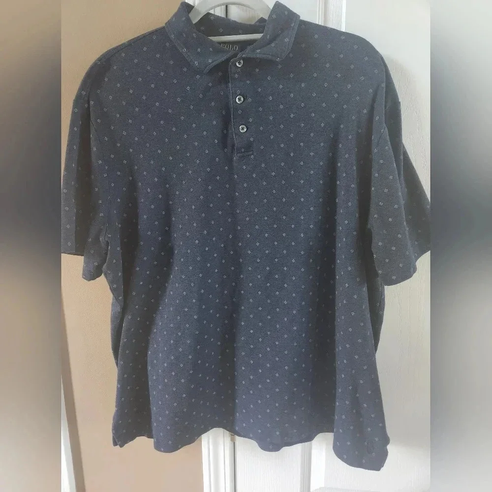Men's XL Blue RL Polo EUC‎